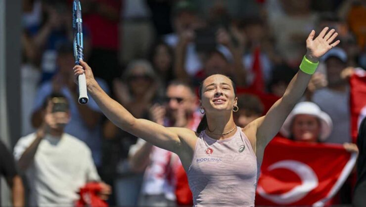 Milli tenisçi Zeynep Sönmez’den tarihi başarı! Avustralya Açık’ta 3. tura yükseldi