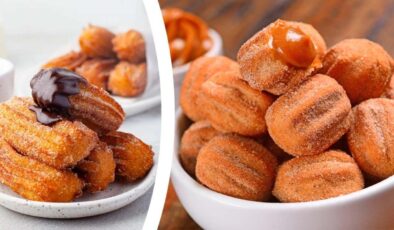 Tatlı krizlerini 5 dakika da çözen pastane usulü churros tarifi!
