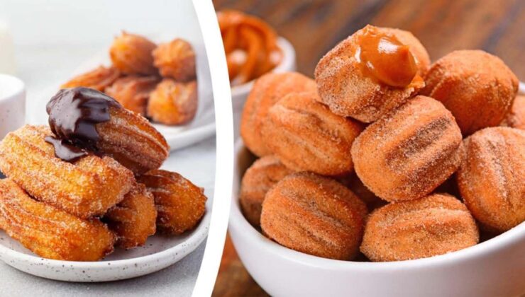 Tatlı krizlerini 5 dakika da çözen pastane usulü churros tarifi!