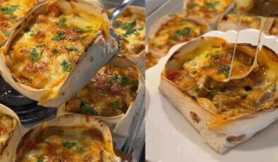 Tavuklu lavaş çanak tarifi! Misafir sofralarının yeni gözdesi