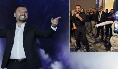 Alişan’dan çok konuşulan konser: Robotla sohbet edip Erik Dalı oynadı!