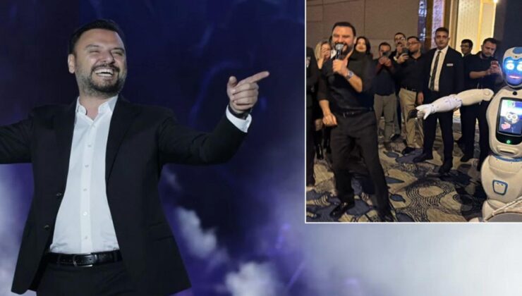 Alişan’dan çok konuşulan konser: Robotla sohbet edip Erik Dalı oynadı!