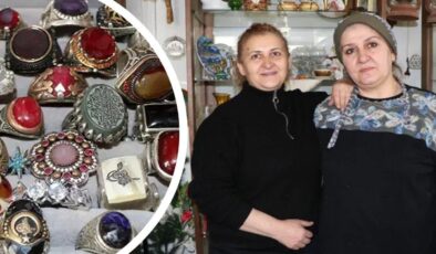 Babalarının antika merakı kızlarının mesleği oldu: Aynı binada rakip oldular!