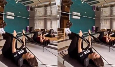 Bu kadarı da pes dedirtti! Ramazan ile dalga geçip pilates yaptılar