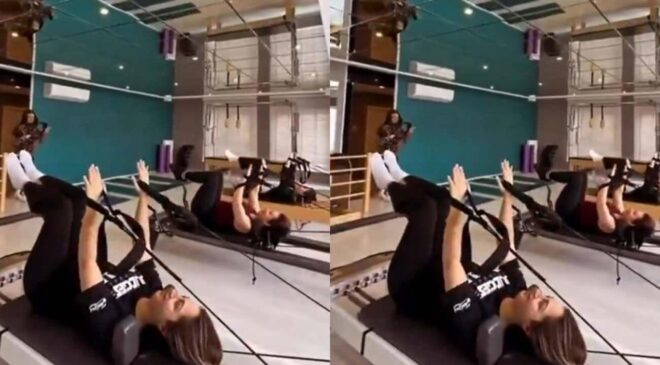 Bu kadarı da pes dedirtti! Ramazan ile dalga geçip pilates yaptılar