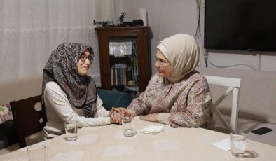 Emine Erdoğan’dan iftar sofrasına konuk oldukları Kayacık ailesine teşekkür paylaşımı
