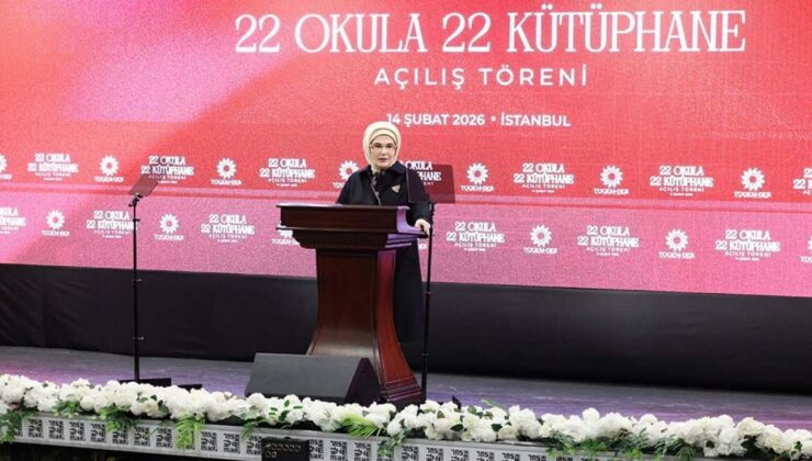 Emine Erdoğan’dan TOGEMDER’in “22 Okula 22 Kütüphane” Projesi açılışına ilişkin paylaşım