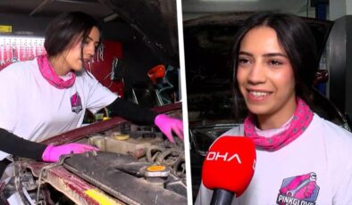 Sanayinin “pembe eldivenli” ustası: 21 yaşındaki kadın tamirci ezber bozuyor