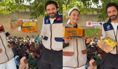 Tuğba Melis Türk ve Emre Özmen Ramazan öncesi gönülleri fethetti: 3 milyon yetime ışık oldular
