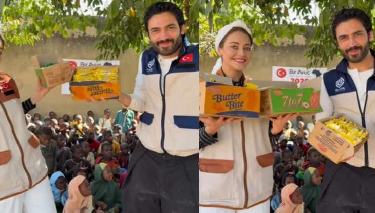 Tuğba Melis Türk ve Emre Özmen Ramazan öncesi gönülleri fethetti: 3 milyon yetime ışık oldular