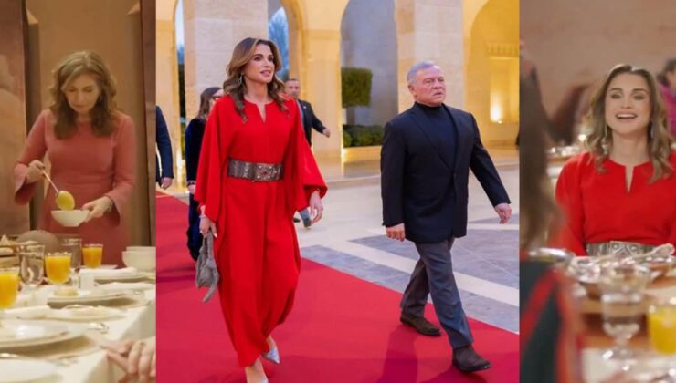 Ürdün Kraliyet Ailesi geleneksel iftar yemeğinde bir araya geldi