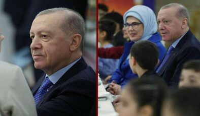 Başkan Erdoğan ve eşi Emine Erdoğan devlet himayesindeki çocuklarla iftarda buluştu