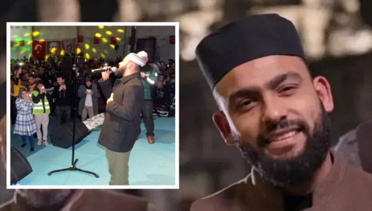 Celal Karatüre’nin 3 bin kişiye ilahi söylediği anlar! Herkesi mest etti