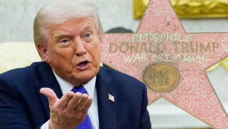 Donald Trump’ın Şöhretler Kaldırımı’ndaki yıldızına protesto!