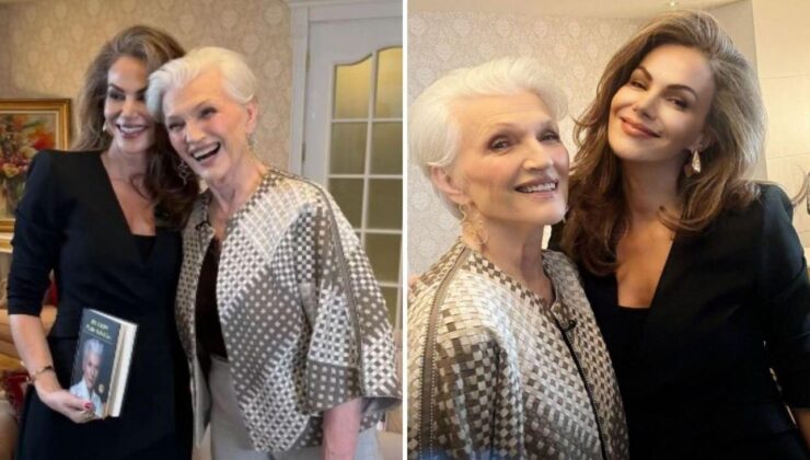 Elon Musk’ın annesi İstanbul’a geldi! Tülin Şahin’le yanak yanağa poz verdi