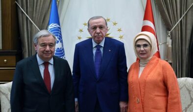 Emine Erdoğan’dan BM Genel Sekreteri Guterres’e verilen ödüle ilişkin paylaşım