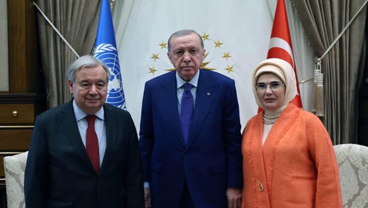 Emine Erdoğan’dan BM Genel Sekreteri Guterres’e verilen ödüle ilişkin paylaşım
