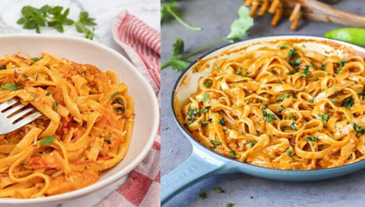 Klasik makarnaları unutun! Tek tencerede kremalı sebzeli demleme makarna tarifi