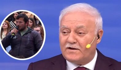 Nihat Hatipoğlu annesinin boğazını sıktığını söyleyen izleyiciye ders gibi cevap!