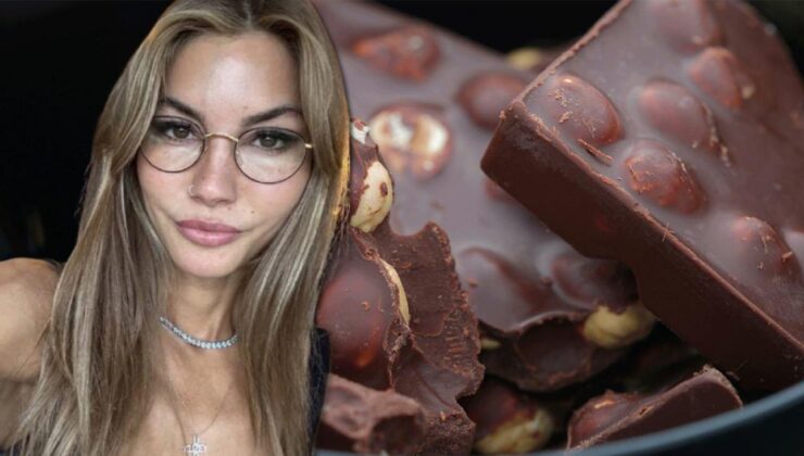 Sosyal medyada gündem oldu: Çağla Şıkel’den ev yapımı çikolata tarifi!