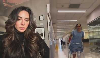 Yasemin Yürük hastane odasından paylaştı! ‘Baygınlık geçirecek kadar canım yanıyor’