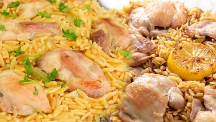 30 dakikada hazır! Tavuklu arpa şehriye pilavı tarifi