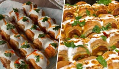 30 dakikada pratik ve efsane lezzet: Patatesli milföy mantısı tarifi!