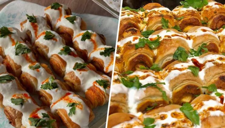 30 dakikada pratik ve efsane lezzet: Patatesli milföy mantısı tarifi!