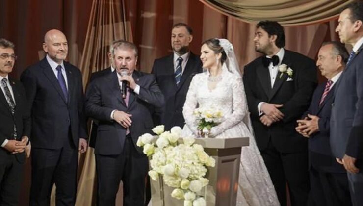 BBP Genel Başkanı Mustafa Destici nikah şahidi oldu