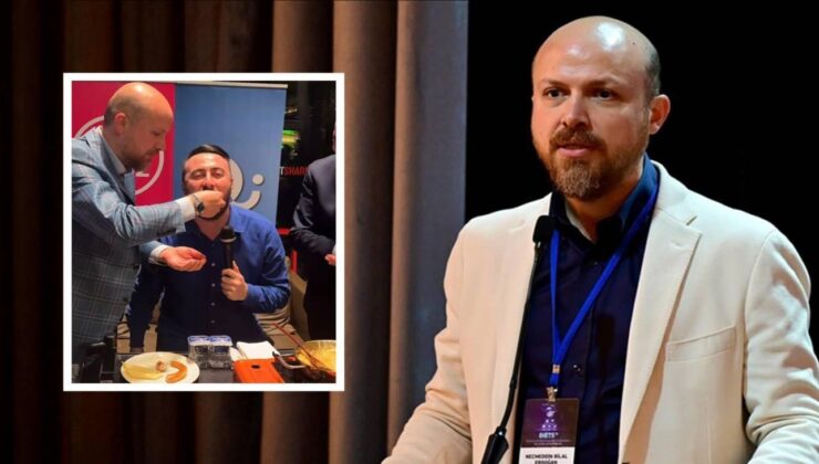 Bilal Erdoğan Ümraniye’de gençlerle buluştu: Şarkıcıya muhlama yedirdi!