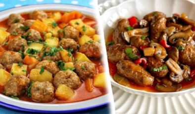 Bir tabak asla yetmeyecek: Mantarlı ekişili sulu köfte tarifi