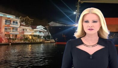 Dev gemi yalıya sürükleniyordu… Dikkat çeken Müge Anlı detayı!