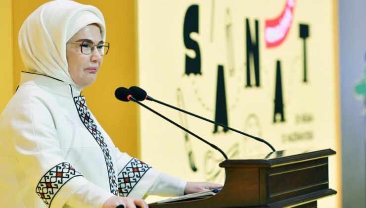 Emine Erdoğan Rami Çocuk ve Sanat Bienali’nin açılışına katıldı