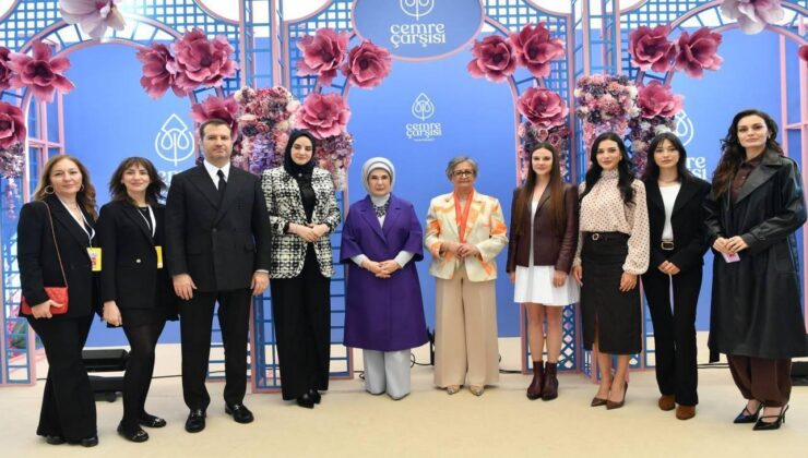 Emine Erdoğan, TOGEM-DER’in geleneksel “Cemre Çarşısı”nın açılışına katıldı