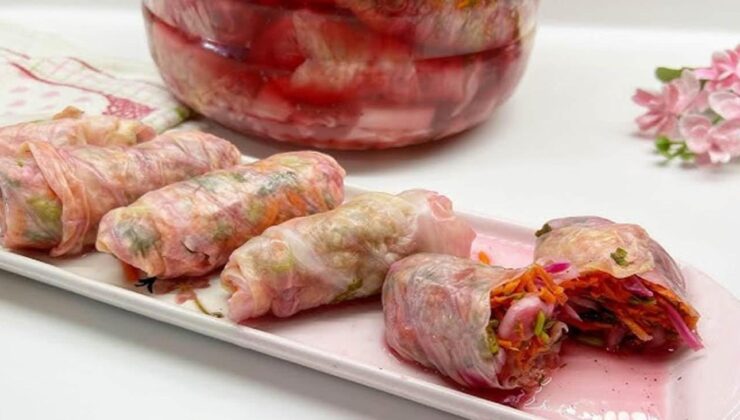 Kışa veda edin: Mevsimin son lahanalarıyla sarma lahana turşusu tarifi