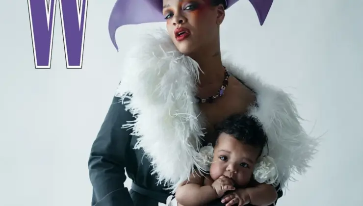 Rihanna Kızı Rocki’nin Yüzünü İlk Kez Dergi Kapağında Paylaştı