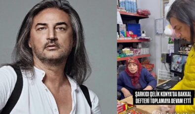 Şarkıcı Çelik yine gönülleri fethetti! Bakkal kapısındaki not duygulandırdı