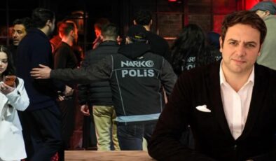 Ünlülerin bulunduğu mekana uyuşturucu operasyonu! Narkotik ekipleri arama yaptı