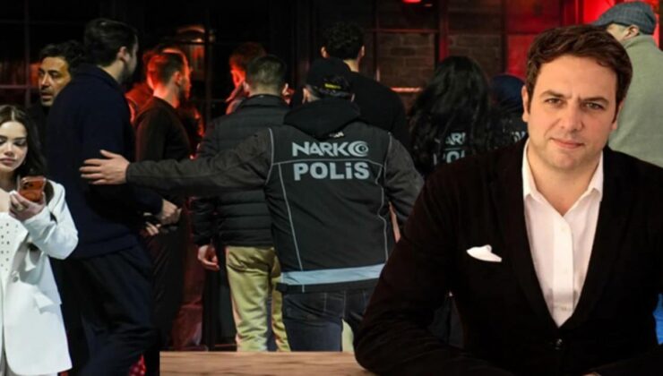 Ünlülerin bulunduğu mekana uyuşturucu operasyonu! Narkotik ekipleri arama yaptı